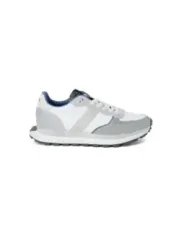 Weiße Herren Laufschuhe mit Akzenten