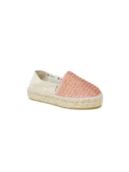 Rosa gewebte Espadrilleschuhe