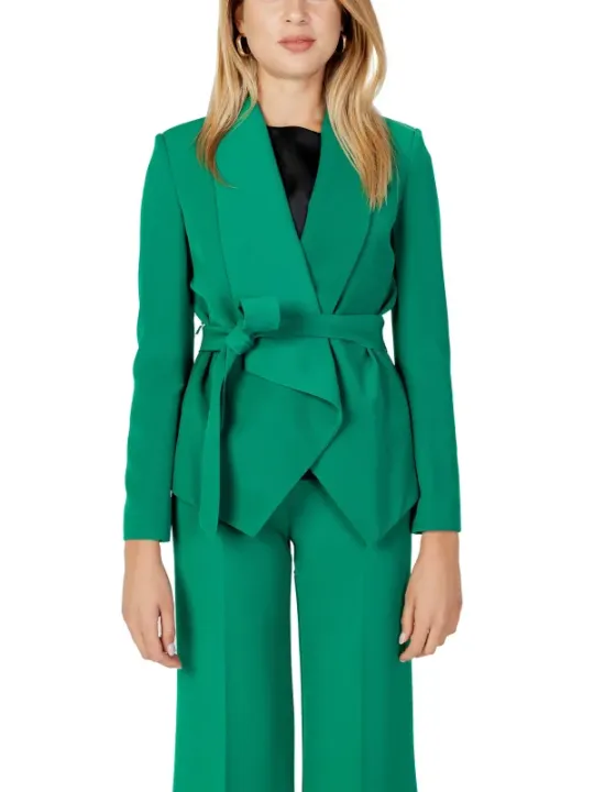 Grüner Damenanzug Sandro Ferrone 464708