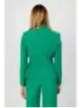Grüner Damen Blazer hintenansicht Sandro Ferrone