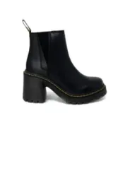 Schwarze Dr. Martens Plateau-Stiefel