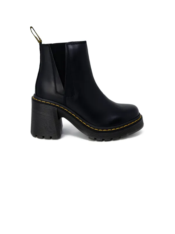 Schwarze Dr. Martens Plateau-Stiefel