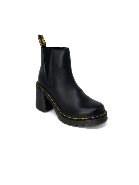 Schwarze Dr. Martens Lederstiefel