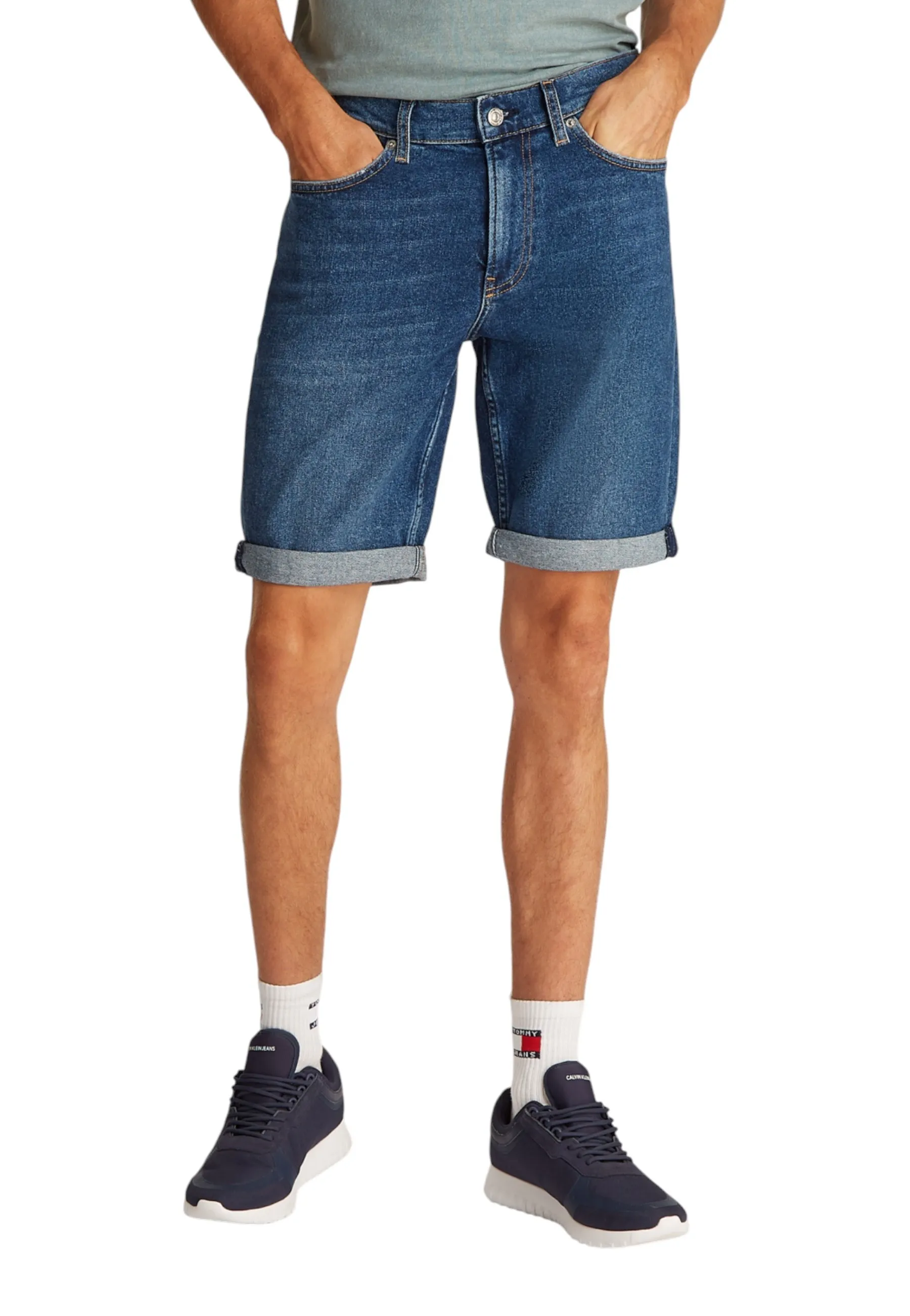 Herren Bermudas Azurblau 485890