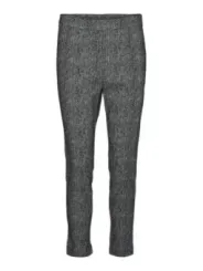 Graue Tweed Cropped Hosen Aware