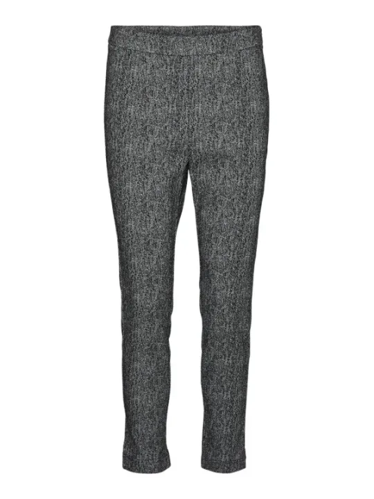 Graue Tweed Cropped Hosen Aware