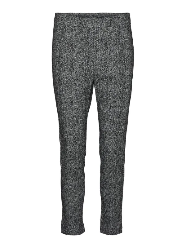 Graue Tweed Cropped Hosen Aware