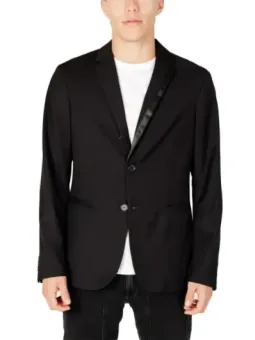 Schwarze Armani Exchange Wolljacke