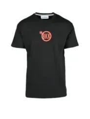 Graues Bikkembergs T-Shirt mit Logo