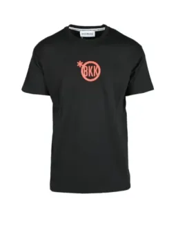 Graues Bikkembergs T-Shirt mit Logo