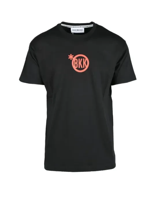 Graues Bikkembergs T-Shirt mit Logo