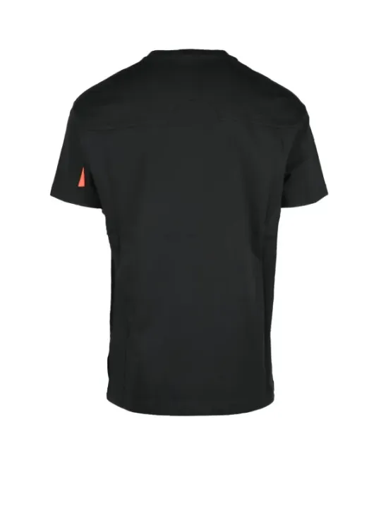 Schwarzes Bikkembergs Polyester Kurzarm-T-Shirt