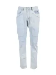 Ombre Jeans mit Taschen und Polsterung