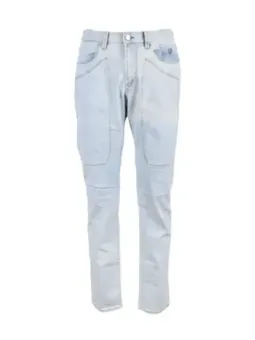 Ombre Jeans mit Taschen und Polsterung