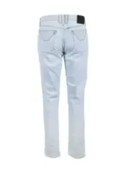 Weiße Herren Jeans gerades Bein