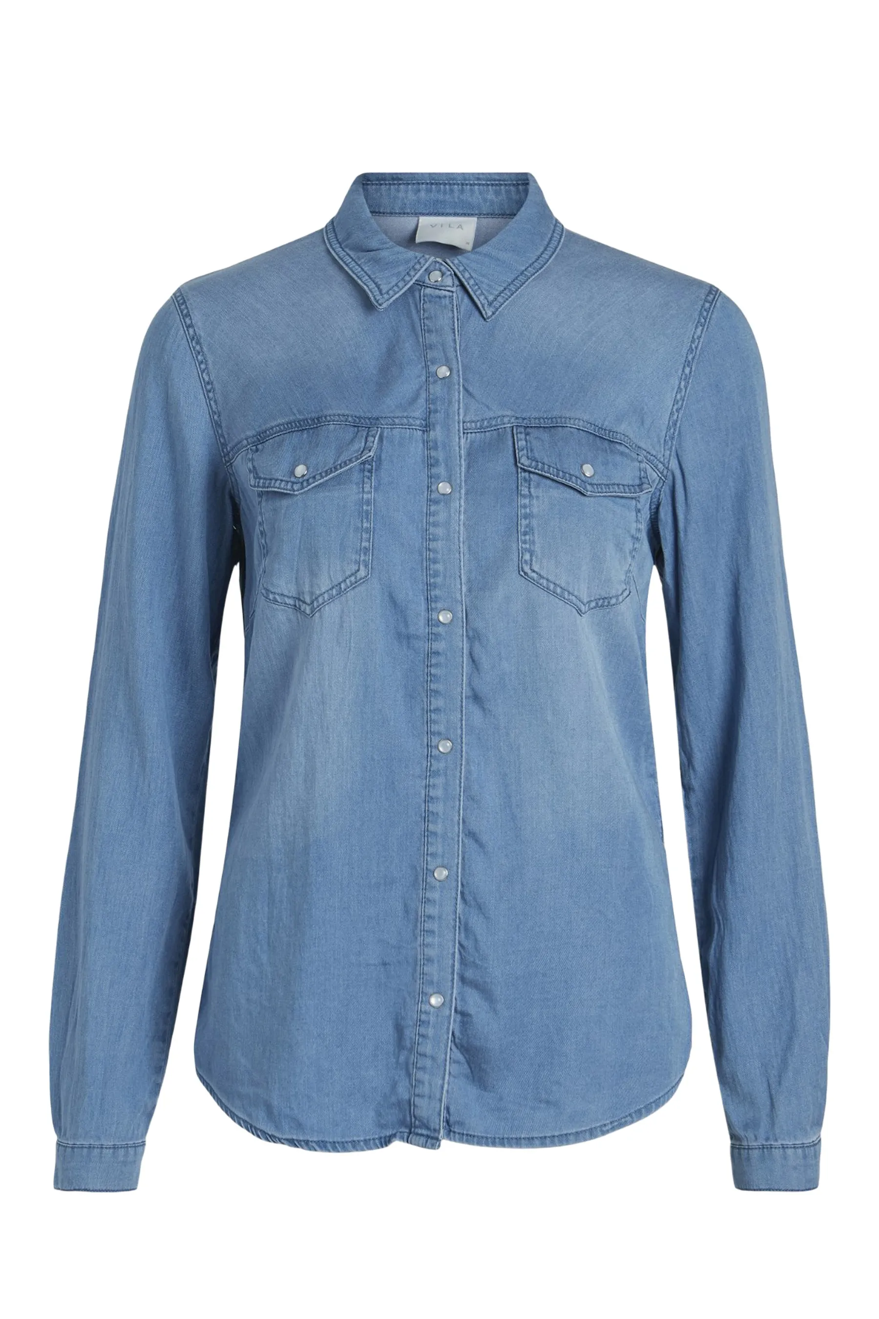 Vila Clothes Hemd Blau 464839