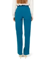 Teal Hosen, hohe Taille, eleganter Stil