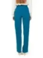 Teal Hosen, hohe Taille, eleganter Stil