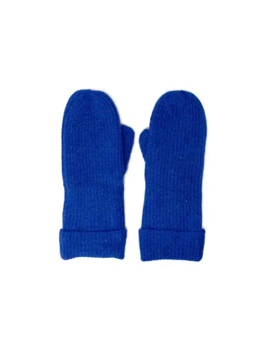 Royalblaue Strickhandschuhe von Vero Moda