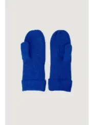 Tiefe blaue Strick-Fäustlinge Vero Moda