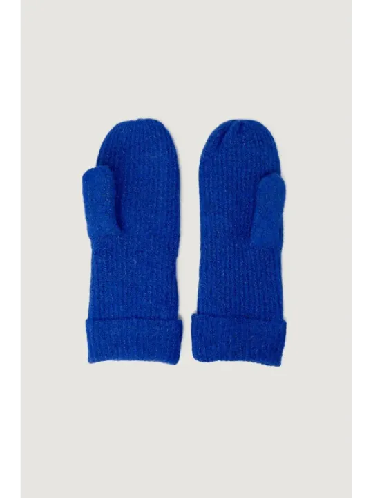 Tiefe blaue Strick-Fäustlinge Vero Moda