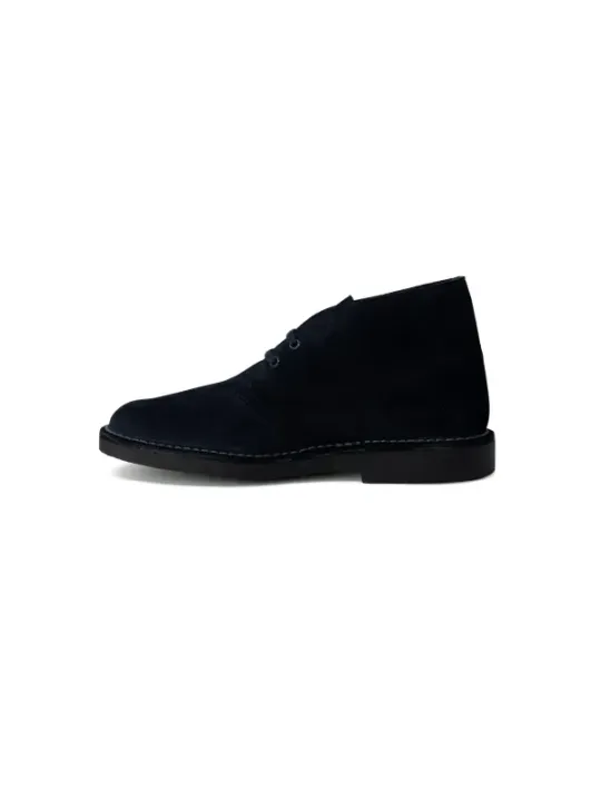 Dunkle braune Clarks Herrenstiefel Schnürschuhe