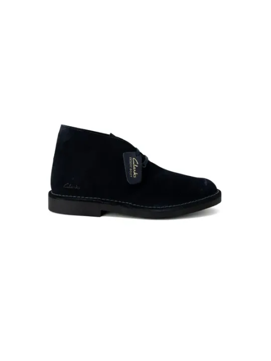 Schwarzer Clarks Desert Boot Profil