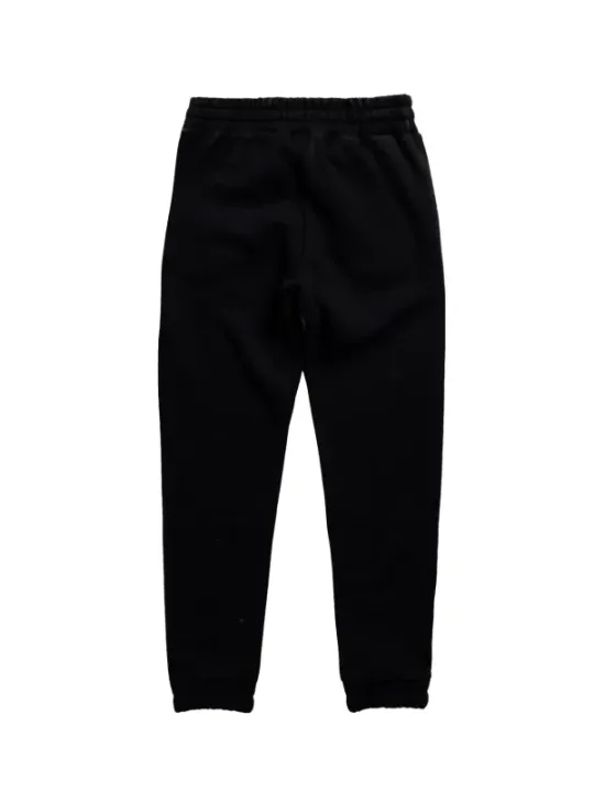 Schwarze NYPD Einsatzhose mit Gürtel.