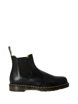 Schwarze Dr. Martens Lederstiefel