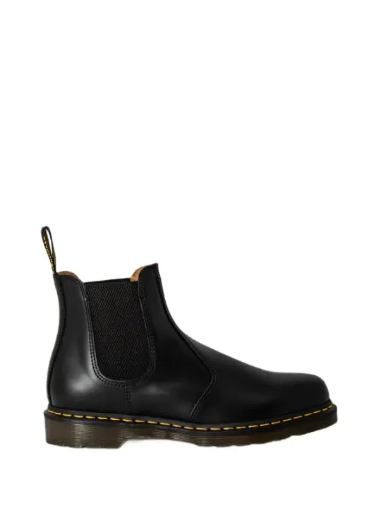 Schwarze Dr. Martens Lederstiefel