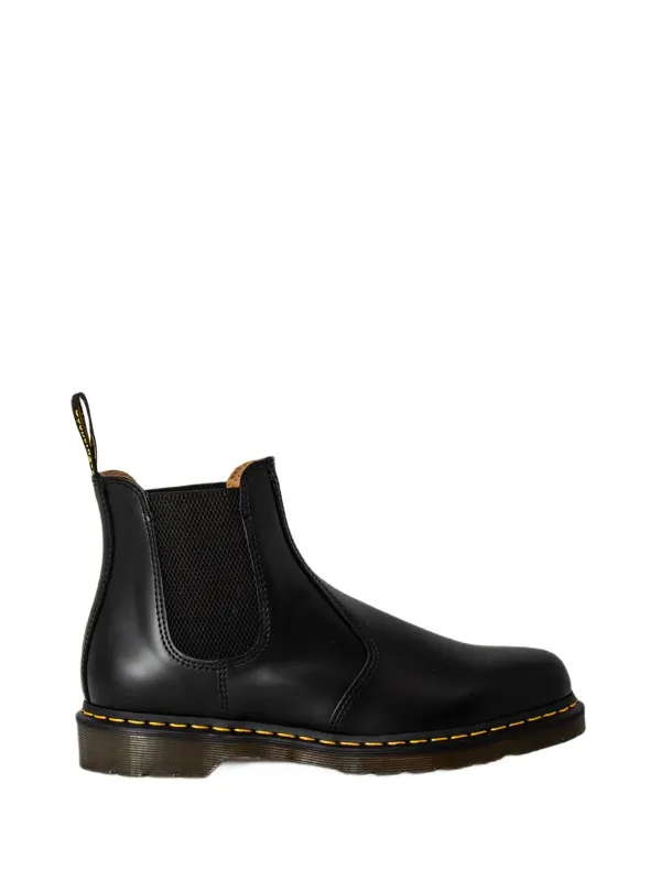 Schwarze Dr. Martens Lederstiefel