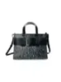 Armani Exchange graues Muster Handtasche