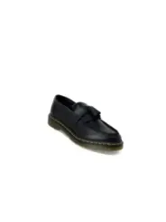 Schwarze Leder Dr. Martens Loafer