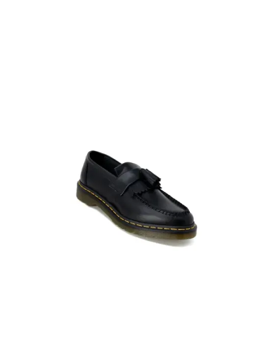 Schwarze Leder Dr. Martens Loafer
