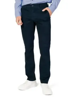 Navy Slim-Fit-Chinohosen