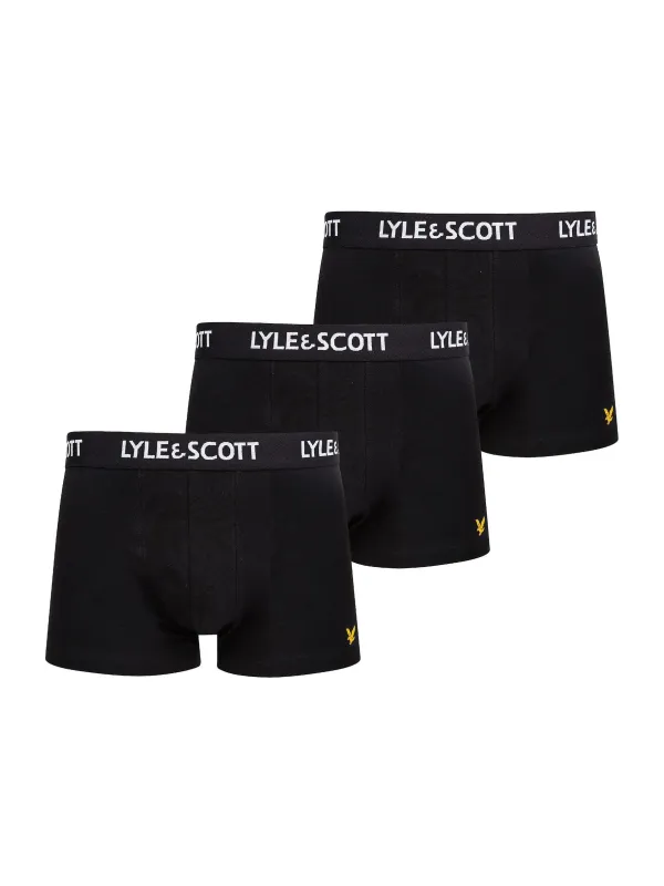 Lyle & Scott Herren Boxershorts Schwarz