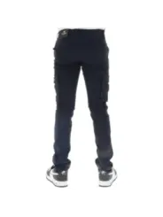 Dunkle marineblaue Herrenstoffhose