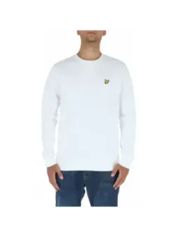 Weißes Lyle & Scott Langarmshirt