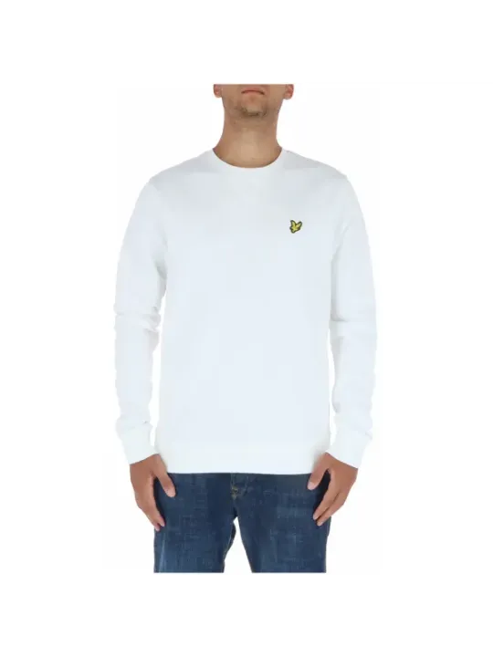 Weißes Lyle & Scott Langarmshirt
