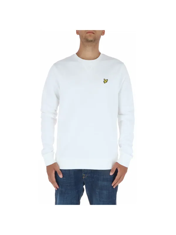 Weißes Lyle & Scott Langarmshirt