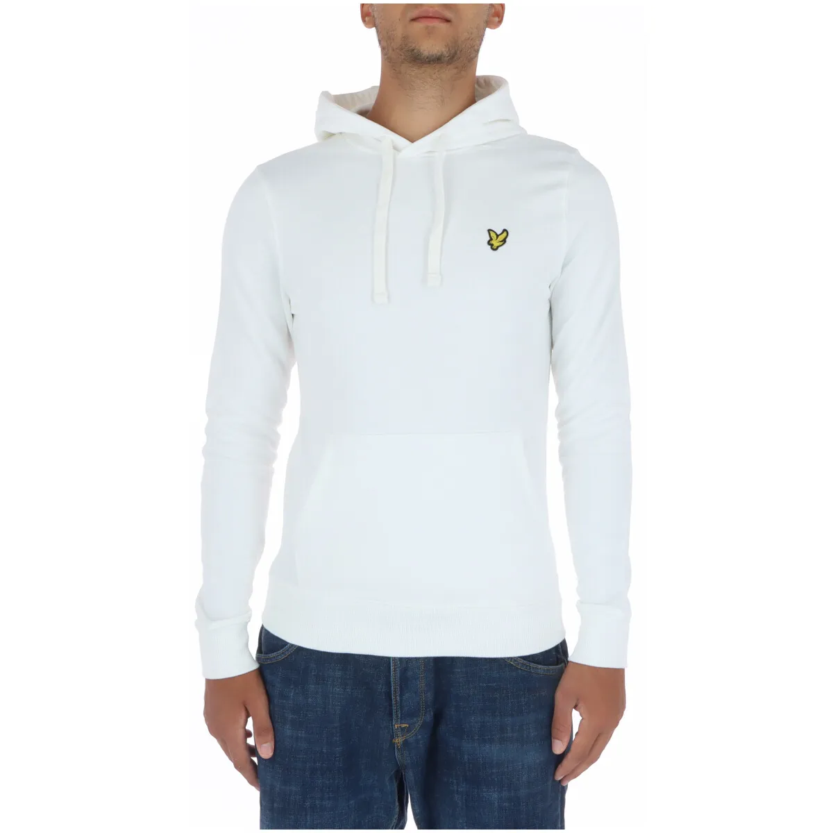 Herren Fleece Weiß 455583