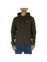 Dunkelbrauner Lyle & Scott Kapuzenpullover