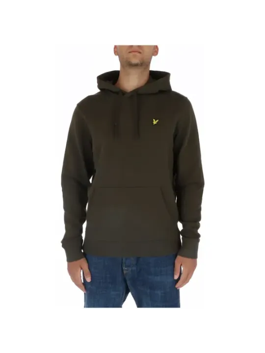 Dunkelbrauner Lyle & Scott Kapuzenpullover