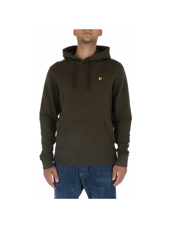 Dunkelbrauner Lyle & Scott Kapuzenpullover