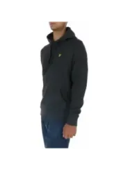 Schwarzer Lyle & Scott Kapuzenpullover