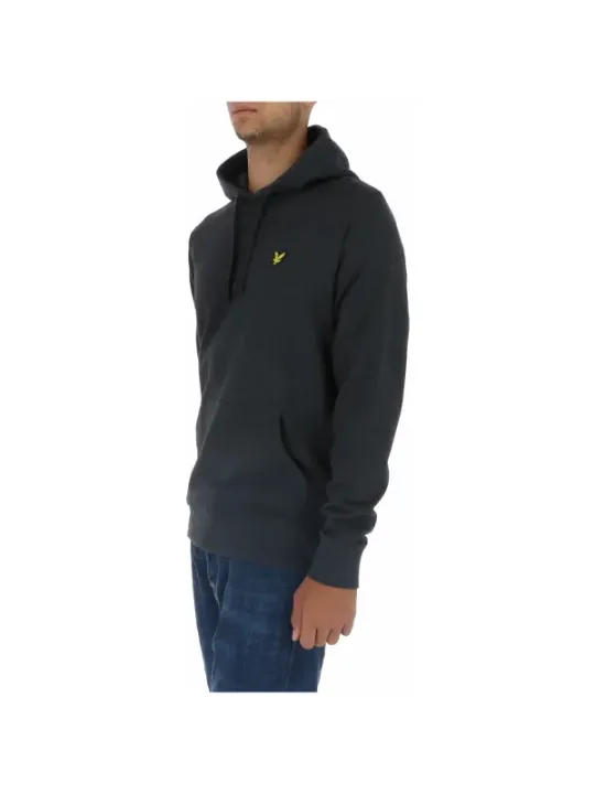 Schwarzer Lyle & Scott Kapuzenpullover