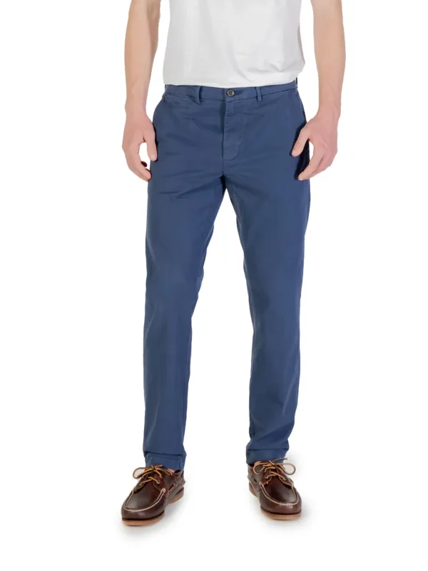 Khaki Hose lässiger gerader Schnitt