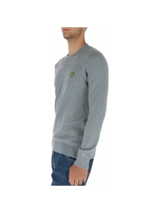 Grauer Lyle & Scott Herrenpullover