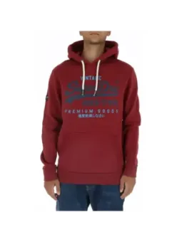 Superdry Herren Fleece Bordeaux mieten | Flex-Fashion Verleih