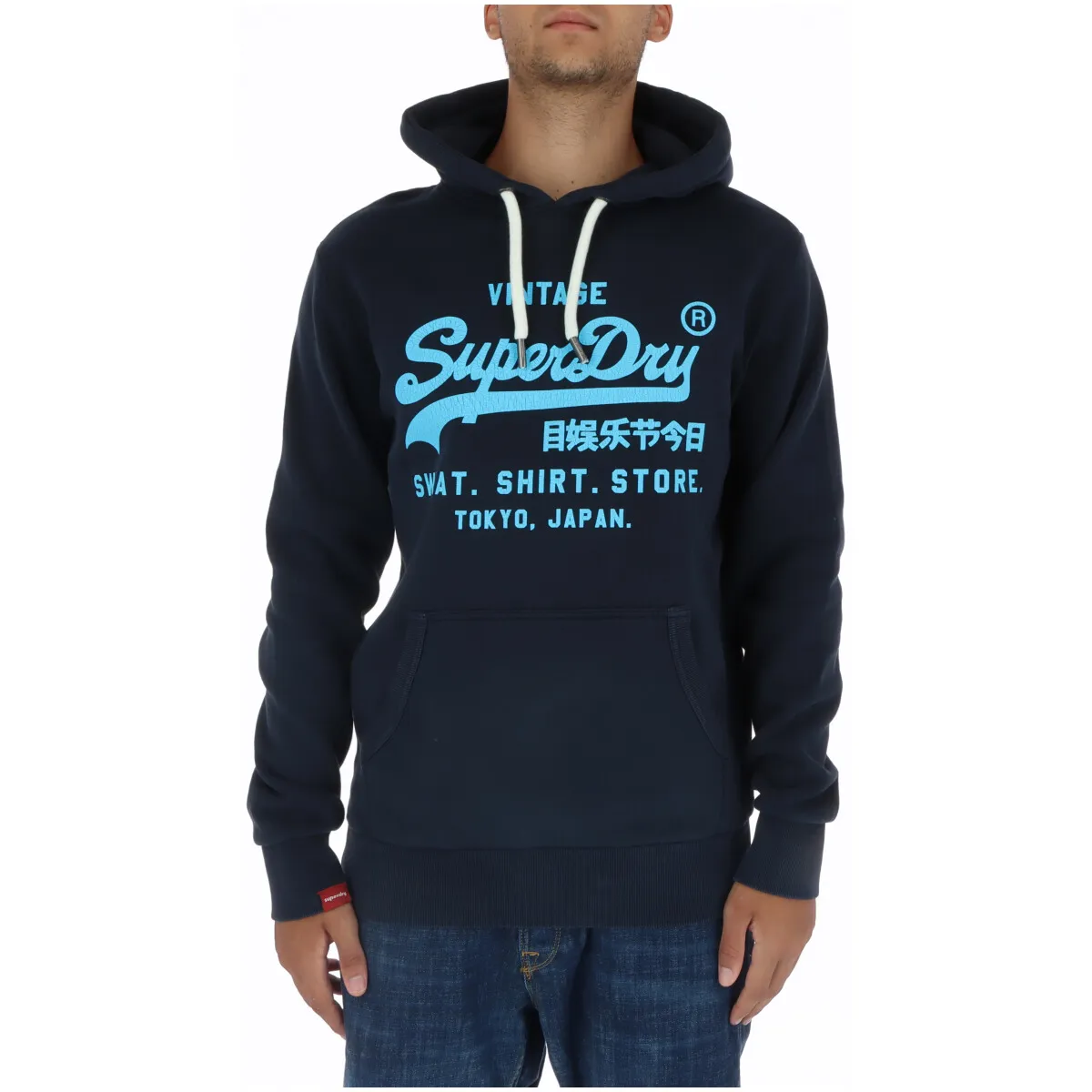 Superdry Herren Fleece Blau 456450